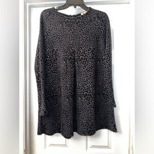 Buddy Love Elegant Black Leopard Print Dress